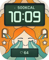 Daydream Girl Apple Watch face - Art