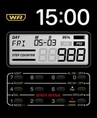 Calculator watch face