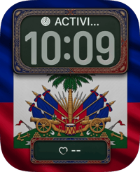 Haiti Flag Apple Watch face - Sports