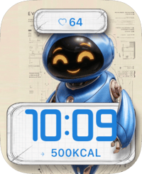 Happy Bot Blueprint Apple Watch face - Special Collections