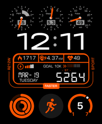 Ignite watch face