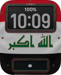 Iraq Flag Apple Watch face - Sports