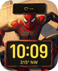 Iron Spider Apple Watch face - TV
