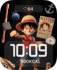 Luffy Wanted Adventure Apple Watch face