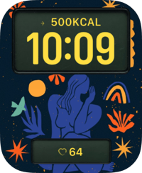 Midnight Garden Apple Watch face - Art