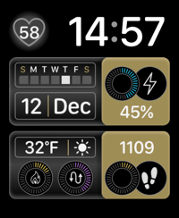 Panels watch face