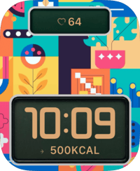 Pixel Mosaic Apple Watch face - Art