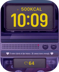 Purple Cassette Deck Apple Watch face - Video Games