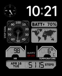 ⏱️ Quartz watch face