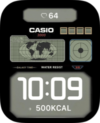 Retro Casio World Time Apple Watch face - Brands, Watches
