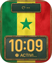 Senegal Flag Apple Watch face - Sports