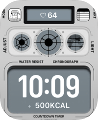 CASIO Control Chronograph Apple Watch face