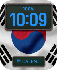 South Korea Flag Apple Watch face - Sports