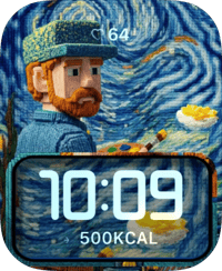 Starry Stitch Apple Watch face - Art