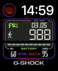 🟣 Super Purple watch face