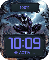 Symbiote Spider-Man Apple Watch face - TV