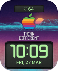Think Different Sunset Apple Watch face - Brands