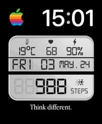 🍎 Think Different watch face