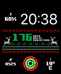 🎄 Ugly Sweater Countdown watch face