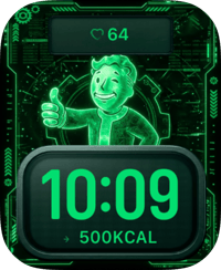 Boy Neon Apple Watch face