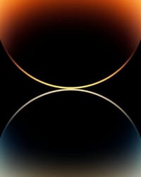 🌅 Golden Horizon Reflection watch face