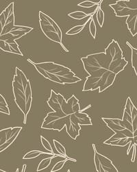 🍂 Minimalist Leaf Pattern watch face