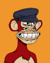 🧢 Bold Captain Ape watch face