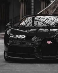 🖤 Black Bugatti Chiron watch face