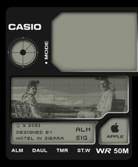 📸 Casio Photo-Inspired watch face