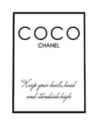 🖤 Coco Chanel Quote watch face