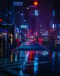 🌃 Tokyo Neon Nights watch face