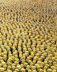 🌟 Minion Crowd watch face