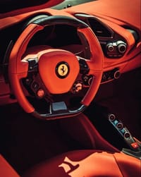 🚗 Ferrari Steering Wheel watch face