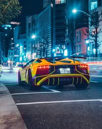 🏎️ Lamborghini Aventador City Nights watch face