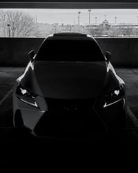 🖤 Sleek Blacked-Out Lexus watch face