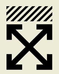 ⚡ Off-White Striped Arrows watch face