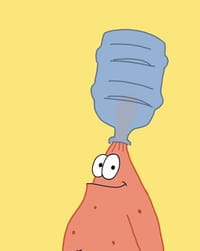 🧴 Patrick Star Bottle Head watch face