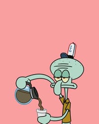 ☕ Tired Squidward Coffee watch face