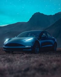 ✨ Tesla Under the Stars watch face