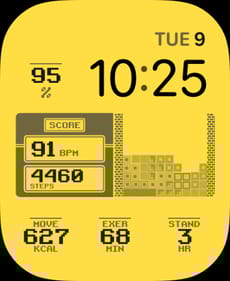 💛 Aracde Yellow Apple Watch face - Video Games