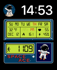 Astronaut Apple Watch face