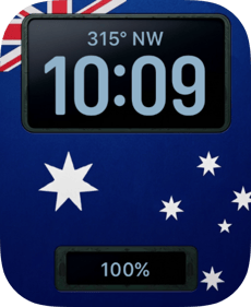 Australia Flag Apple Watch face - Sports