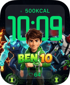 Ben 10 Hero Pulse Apple Watch face