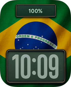 Brazil Flag Apple Watch face - Sports