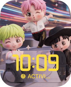 BTS Chibi Trio Apple Watch face - Special Collections