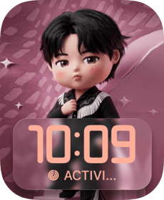 BTS Jungkook Rose Apple Watch face - Special Collections