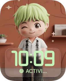 BTS RM Mint Apple Watch face - Special Collections