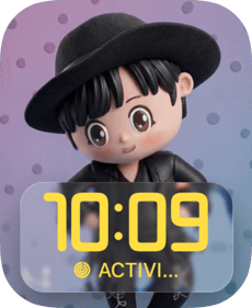 BTS V Noir Apple Watch face - Special Collections