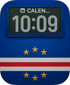 Cabo Verde Flag Apple Watch face - Sports