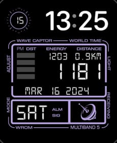 Chrono Apple Watch face